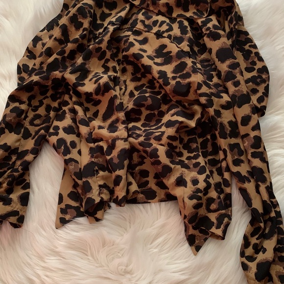 NASTY GAL LEOPARD CARDIGAN - Picture 4 of 4
